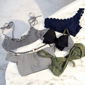 Swim Top Bundle 5 Pieces Size XS and Small Victoria's Secret Aerie Shein Bundle